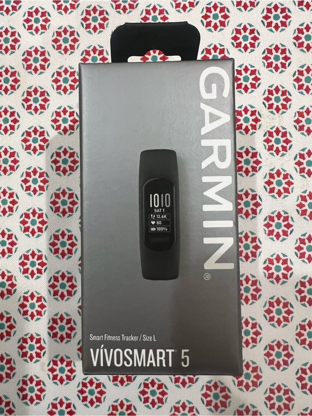 Garmin vívosmart 5 Fitness Tracker | Size Large - Black | New Open Box